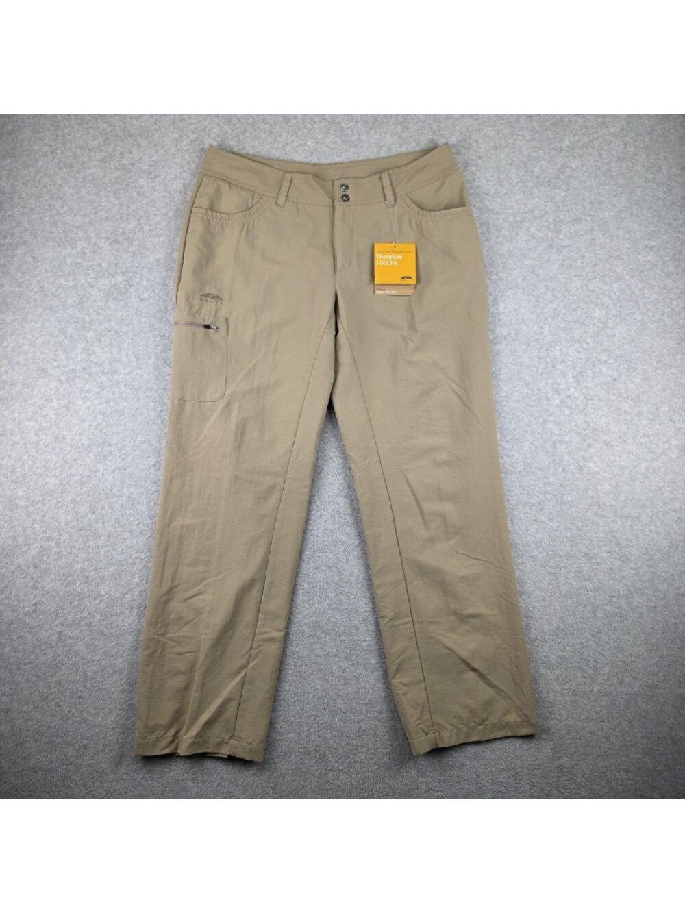 GoLite Siskiyou Hiking Pants Womens L Beige Nylon Quick Dry Travel NWT